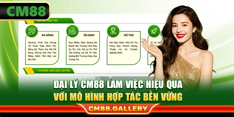 Đại Lý CM88 Làm Việc Hiệu Quả Với Mô Hình Hợp Tác Bền Vững