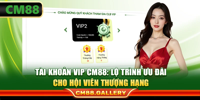 Tài Khoản VIP CM88: Lộ Trình Ưu Đãi Cho Hội Viên Thượng Hạng